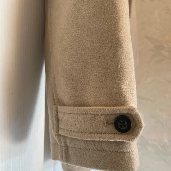 Janie and  Jack Beige Classic Wool Toggle Coat. New with Tags size 4-5 . - Picture 6 of 7